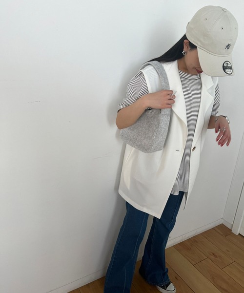 NEW ERA(ニューエラ)の「MP NEWERA CAP(キャップ・レディース・ベージュ/ホワイト系その他/ブラック系その他/ネイビー・FREE)」の9枚目の写真