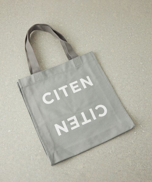 CITEN（シテン）の「＜CITEN＞ロゴ ステートメント プリントバッグ（トートバッグ・レディース・ホワイト/ライトグレー/ピンク/ケリー/その他1/ロイヤルブルー/ライム/ライトピンク/マスタード/グレー/シャーベット/コバルトブルー/その他2/オレンジ・FREE）」の3枚目の写真