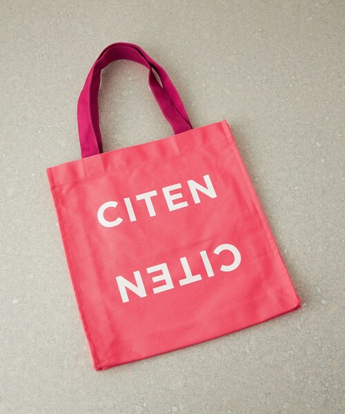 CITEN（シテン）の「＜CITEN＞ロゴ ステートメント プリントバッグ（トートバッグ・レディース・ホワイト/ライトグレー/ピンク/ケリー/その他1/ロイヤルブルー/ライム/ライトピンク/マスタード/グレー/シャーベット/コバルトブルー/その他2/オレンジ・FREE）」の10枚目の写真