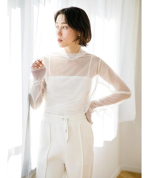 koe(コエ)の「【AVVENENTE】ボンディングスウェットパンツ*(スウェットパンツ・レディース・ブラック/オフホワイト・M)」の10枚目の写真