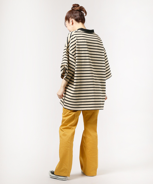 JOINT WORKS(ジョイントワークス)の「J-スタッズフレアパンツ(その他パンツ・レディース・ネイビー/カーキ/マスタード・SMALL/MEDIUM)」の17枚目の写真