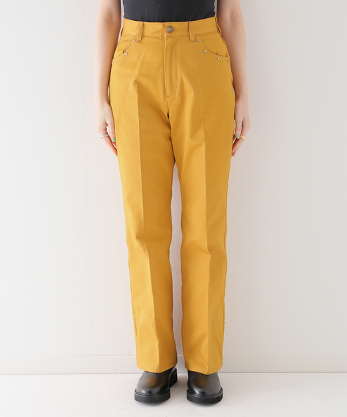 JOINT WORKS(ジョイントワークス)の「J-スタッズフレアパンツ(その他パンツ・レディース・ネイビー/カーキ/マスタード・SMALL/MEDIUM)」の5枚目の写真