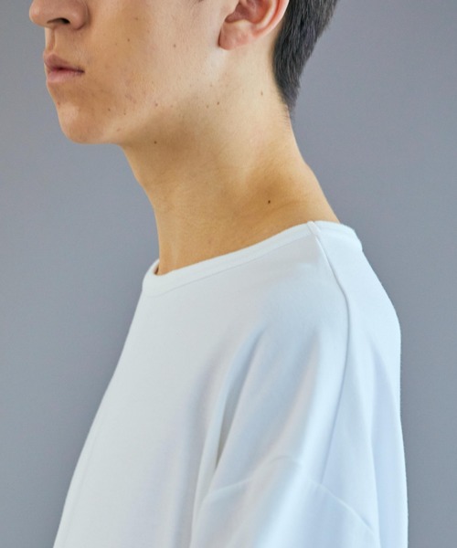 THE STANDARD(ザスタンダード)の「WEGO/ドライクルーネックロンT(Tシャツ/カットソー・メンズ・ライトパープル/ホワイト/ブラック/サックスブルー・SMALL/MEDIUM/LARGE)」の6枚目の写真