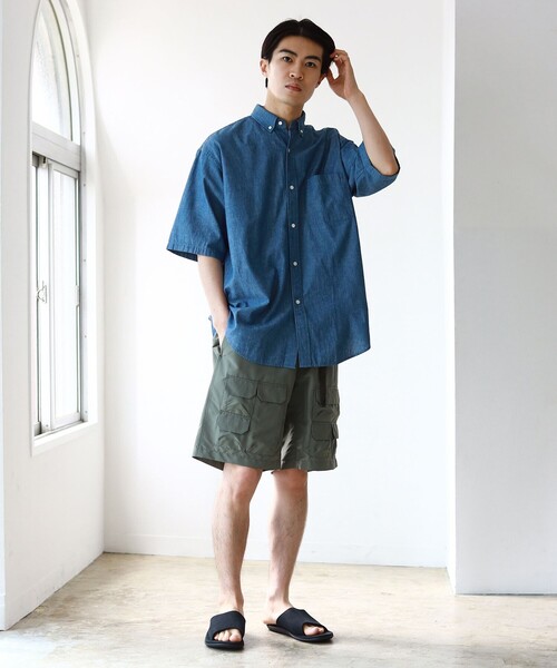 BEAMS（ビームス）の「GRAMICCI × BEAMS / 別注 Nylon Fishing Short Pants（その他パンツ・メンズ・ブラック/オリーブ・SMALL/MEDIUM/X-LARGE/LARGE）」の8枚目の写真