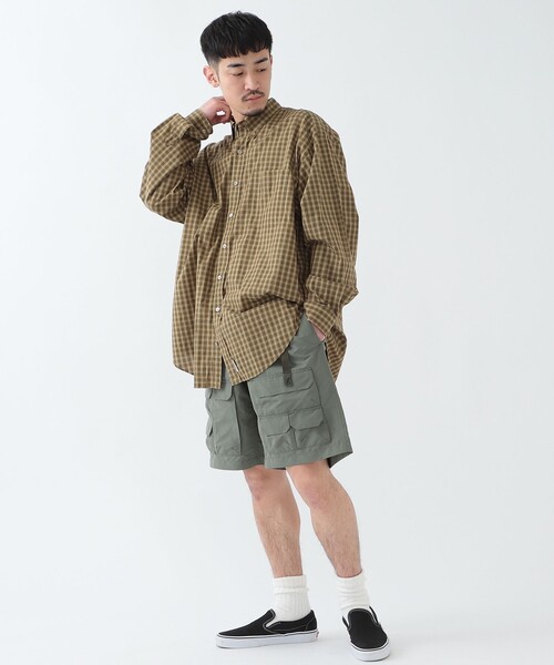 BEAMS（ビームス）の「GRAMICCI × BEAMS / 別注 Nylon Fishing Short Pants（その他パンツ・メンズ・ブラック/オリーブ・SMALL/MEDIUM/X-LARGE/LARGE）」の9枚目の写真