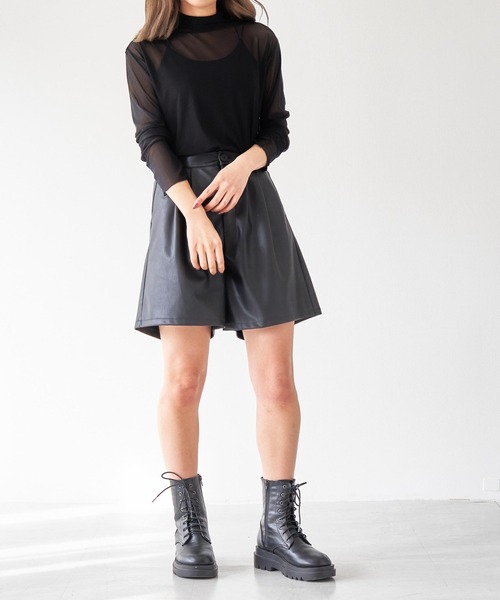 WEGO(ウィゴー)の「WEGO/シアータートルロンT(Tシャツ/カットソー・レディース・オフホワイト/ブラック/その他1/オレンジ・FREE)」の11枚目の写真