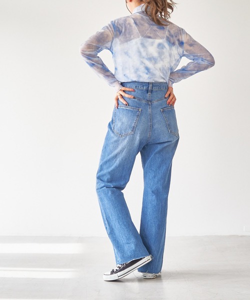 WEGO(ウィゴー)の「WEGO/シアータートルロンT(Tシャツ/カットソー・レディース・オフホワイト/ブラック/その他1/オレンジ・FREE)」の21枚目の写真