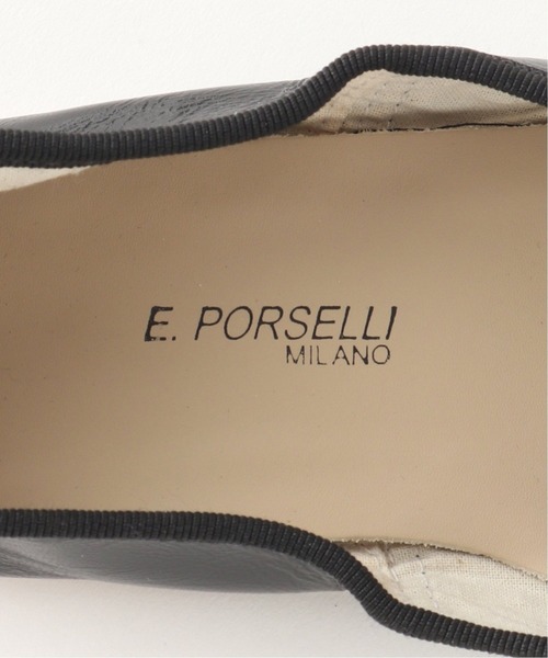 セール】【PORSELLI/ポルセリ】 バレエシューズ（ブラック