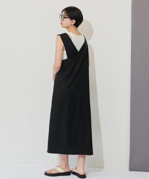 Aunt Marie's(アントマリーズ)の「ダブルロングワンピース / ジャンスカ / サイズ展開有(ワンピース・レディース・ブラック/アイボリー/ネイビー・FREE/S)」の11枚目の写真