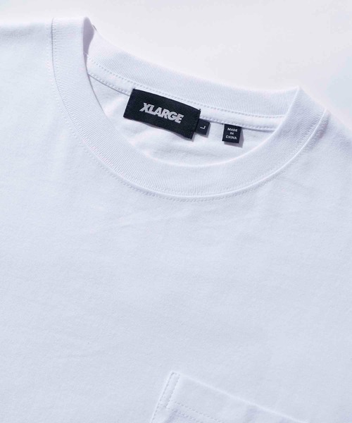 XLARGE（エクストララージ）の「MASTERPIECE S/S POCKET TEE/メンズ　ロゴ　グラフィック　ポケット　Tシャツ（Tシャツ/カットソー・メンズ・ブルー/ブラック/ホワイト・L/M/S/XL）」の8枚目の写真