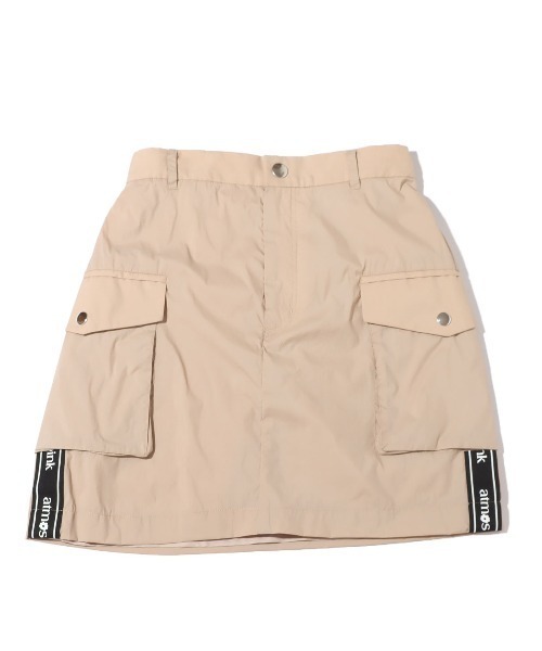 atmos pink（アトモスピンク）の「atmos pink サイドロゴ カーゴミニスカート（スカート・レディース・ベージュ/ブラック・M/S）」の16枚目の写真