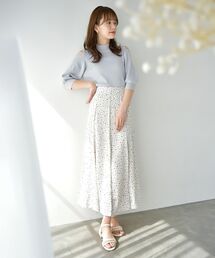 MAJESTIC LEGON | レディパターンロングスカート(スカート)