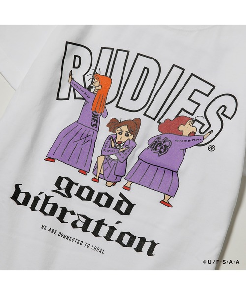 RUDIE'S（ルーディーズ）の「RUDIE'S x CRAYON SHINCHAN BENISASORITAI TEE / ルーディーズ × クレヨンしんちゃん 紅さそり隊 T（Tシャツ/カットソー・メンズ・ホワイト/ブラック・M/S/XXL/XL/L）」の10枚目の写真