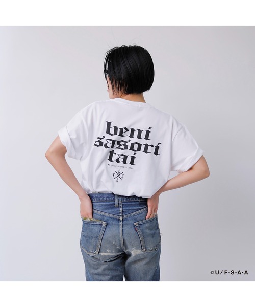 RUDIE'S（ルーディーズ）の「RUDIE'S x CRAYON SHINCHAN BENISASORITAI TEE / ルーディーズ × クレヨンしんちゃん 紅さそり隊 T（Tシャツ/カットソー・メンズ・ホワイト/ブラック・M/S/XXL/XL/L）」の18枚目の写真