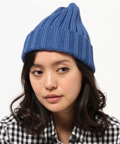ikka（イッカ）の「リブニットワッチ（ニットキャップ/ビーニー・レディース・ホワイト/グレー/イエロー系その他/ブルー・FREE）」の9枚目の写真