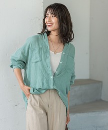 リネンカラーシャツ2