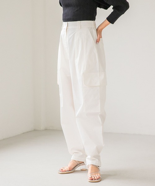 Heather（ヘザー）の「カーゴアンクルベルトパンツ 276904（カーゴ