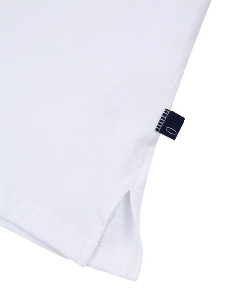87mm(87mm)の「【87MM / Mmlg】MELGE PIQUE SHIRT / パルチムエムエム Mmlg ラビット ワンポイントロゴ ポロシャツ(ポロシャツ・レディース・ホワイト/ネイビー・SMALL/MEDIUM/LARGE)」の9枚目の写真