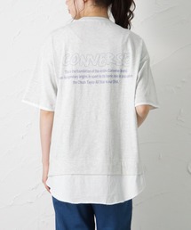 CONVERSE コンバース フェイクレイヤード半袖Tシャツ