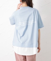 CONVERSE コンバース フェイクレイヤード半袖Tシャツ