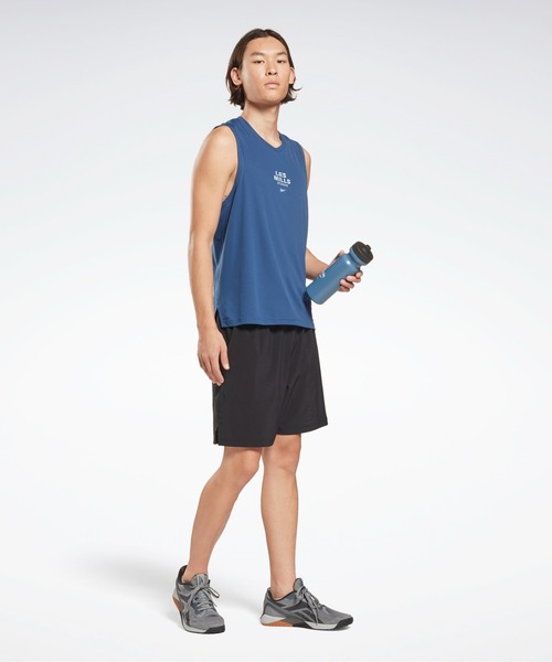 Reebok（リーボック）の「レズミルズ スピード タンク トップ  / Les Mills Speed Tank Top （タンクトップ・メンズ・ブルー系その他・SMALL/MEDIUM/LARGE/X-LARGE/XX-LARGE/X-SMALL）」の5枚目の写真