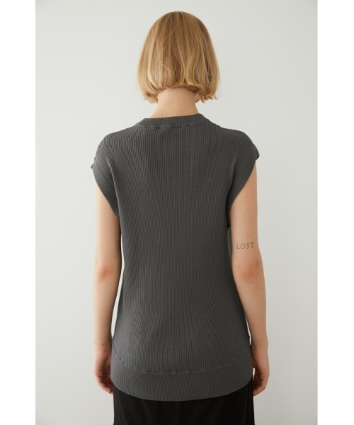 SLY（スライ）の「Sly Skin OVERSIZE KNIT TOPS オーバーサイズ ニットトップス（ルームウェア/パジャマ・レディース・ピンク/グレー・FREE）」の7枚目の写真