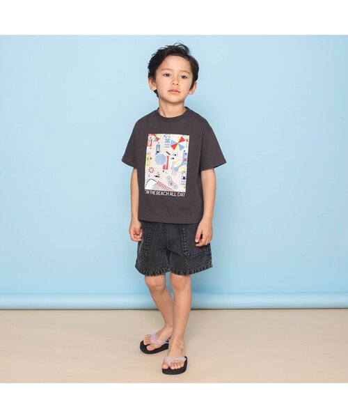 BREEZE(ブリーズ)の「パッチポケットビーチパンツ 4分丈(その他パンツ・キッズ・ブラック/カーキ/オレンジ/インディゴブルー・130/140/100/110/120/80/90)」の5枚目の写真