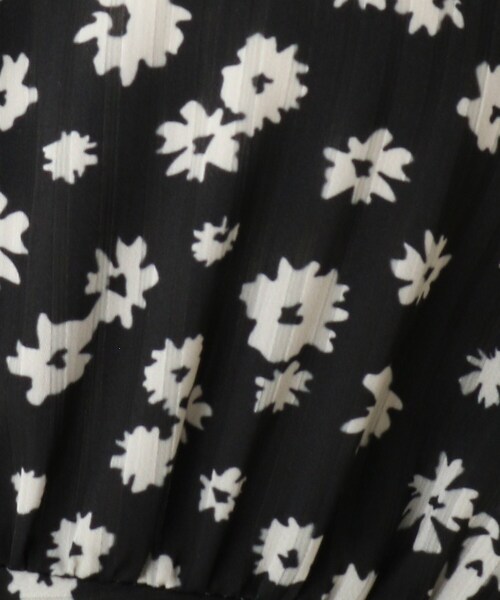 OPAQUE.CLIP（オペークドットクリップ）の「◆フラワーストライプワンピース（ワンピース・レディース・ブラック系/レンガ/グリーン系その他2・36/38）」の14枚目の写真