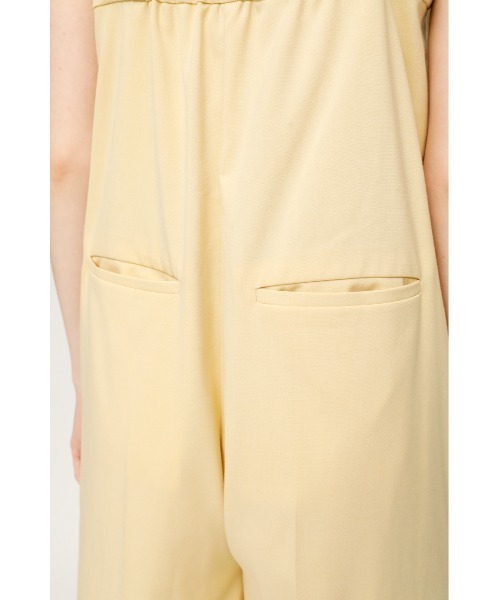 SLY（スライ）の「WIDE CAMI ROMPERS ワイド キャミ ロンパース（サロペット/オーバーオール・レディース・ベージュ/ライトブラック/イエロー・2/1）」の19枚目の写真
