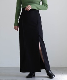 スリットロングストレートスカート