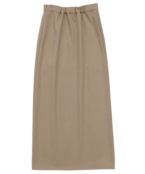 select MOCA(セレクトモカ)の「スリットロングストレートスカート(スカート・レディース・ブラック/ダークブラウン/グレイッシュベージュ・FREE)」の6枚目の写真