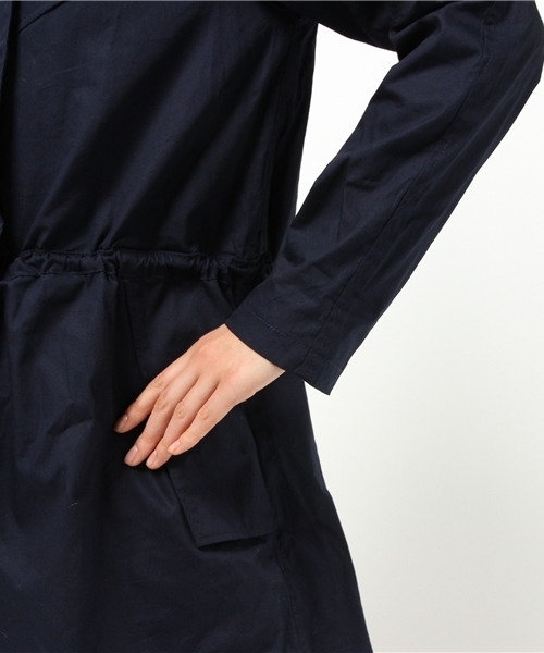 DISCOAT(ディスコート)の「【Discoat】変形モッズコート(モッズコート・レディース・ベージュ/ネイビー・MEDIUM/LARGE)」の6枚目の写真