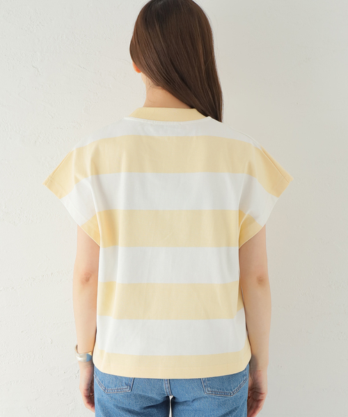 ROSEanna(ローズアンナ)の「【ROSEANNA/ローズアンナ】フトボーダーC/S:Tシャツ(Tシャツ/カットソー・レディース・イエロー・36)」の6枚目の写真