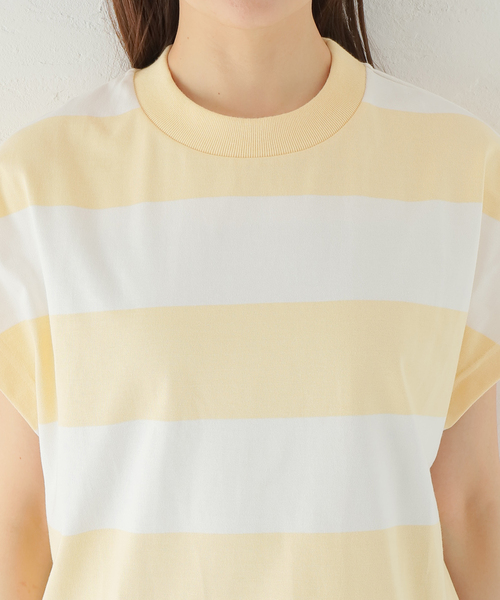 ROSEanna(ローズアンナ)の「【ROSEANNA/ローズアンナ】フトボーダーC/S:Tシャツ(Tシャツ/カットソー・レディース・イエロー・36)」の7枚目の写真