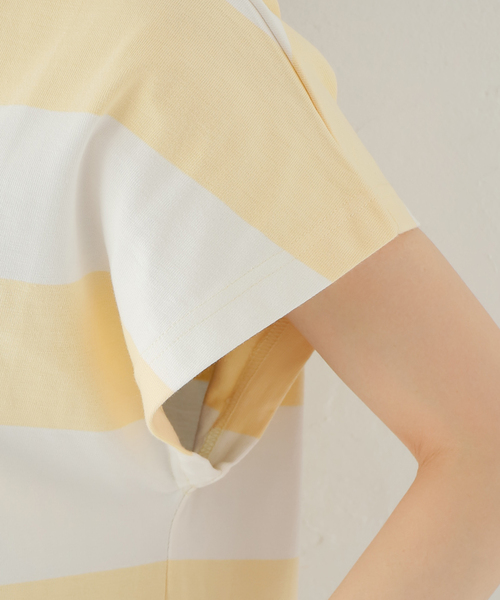 ROSEanna(ローズアンナ)の「【ROSEANNA/ローズアンナ】フトボーダーC/S:Tシャツ(Tシャツ/カットソー・レディース・イエロー・36)」の10枚目の写真