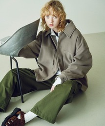THE STANDARD | WEGO/ニットメルトンショートブルゾン(ブルゾン)