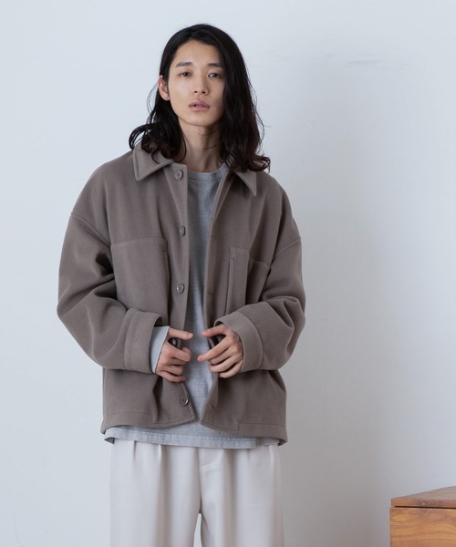 THE STANDARD（ザスタンダード）の「WEGO/ニットメルトンショートブルゾン（ブルゾン・メンズ・ブラック/グリーン/ベージュ・MEDIUM/LARGE）」の18枚目の写真