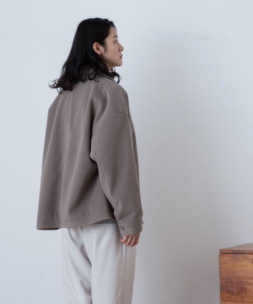 THE STANDARD（ザスタンダード）の「WEGO/ニットメルトンショートブルゾン（ブルゾン・メンズ・ブラック/グリーン/ベージュ・MEDIUM/LARGE）」の19枚目の写真