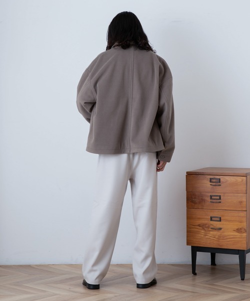 THE STANDARD（ザスタンダード）の「WEGO/ニットメルトンショートブルゾン（ブルゾン・メンズ・ブラック/グリーン/ベージュ・MEDIUM/LARGE）」の17枚目の写真