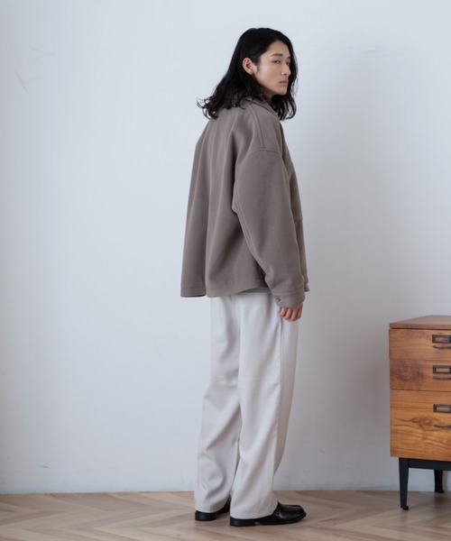 THE STANDARD（ザスタンダード）の「WEGO/ニットメルトンショートブルゾン（ブルゾン・メンズ・ブラック/グリーン/ベージュ・MEDIUM/LARGE）」の16枚目の写真