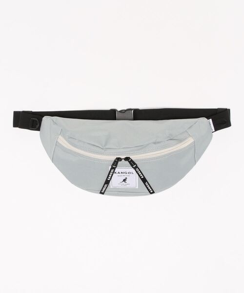 KANGOL（カンゴール）の「【KANGOL/カンゴール】 BIG タグ ウエストバッグ / ウエストポーチ（ボディバッグ/ウエストポーチ・メンズ・ブラック/ベージュ/グレー・FREE）」の10枚目の写真
