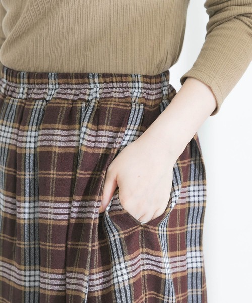 セール】F by ROSSO カラーチェックスカート（スカート）｜F by