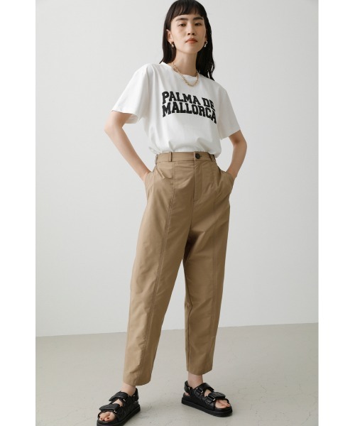 crie conforto(クリーコンフォルト)の「マヨルカロゴT(Tシャツ/カットソー・レディース・ネイビー/オフホワイト・FREE)」の18枚目の写真