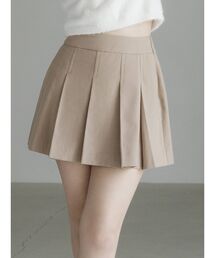 プリーツミニスカート