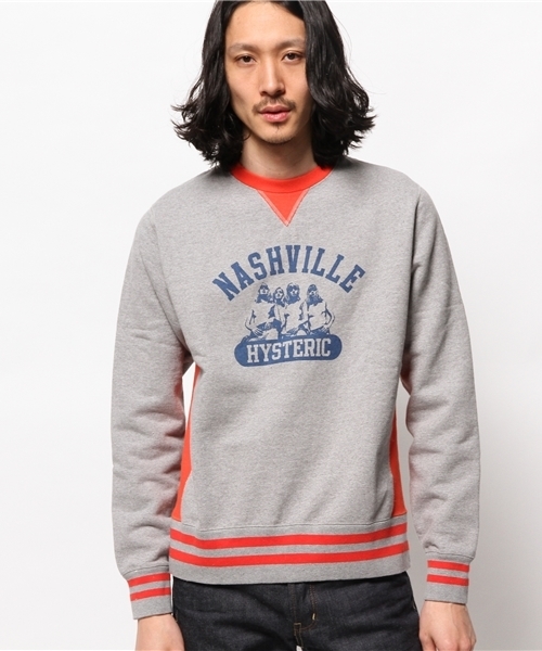 HYSTERIC GLAMOUR(ヒステリックグラマー)の「NAUGHTY LADIES pt スウェット(スウェット・メンズ・ピンク/ネイビー/トップグレー・MEDIUM/LARGE/SMALL)」の6枚目の写真