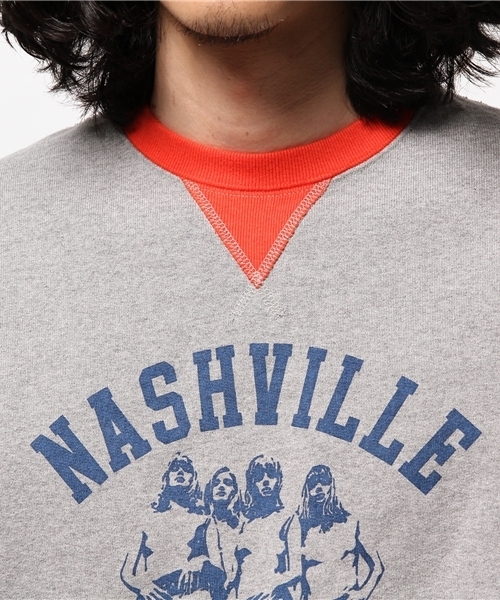 HYSTERIC GLAMOUR(ヒステリックグラマー)の「NAUGHTY LADIES pt スウェット(スウェット・メンズ・ピンク/ネイビー/トップグレー・MEDIUM/LARGE/SMALL)」の9枚目の写真