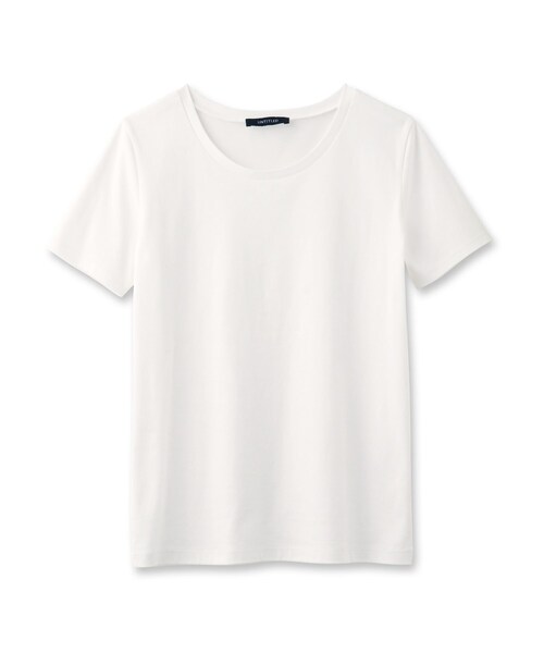 UNTITLED（アンタイトル）の「【抗菌防臭】クリーンフィール カットソー（Tシャツ/カットソー・レディース・ブラック/オフホワイト・44/48/01/02/03/04）」の3枚目の写真