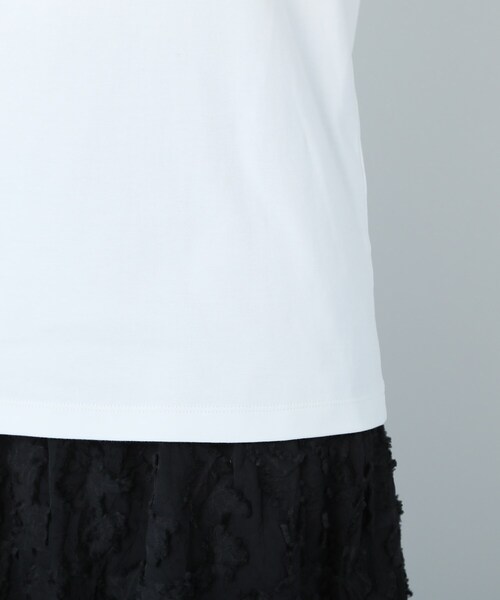 UNTITLED（アンタイトル）の「【抗菌防臭】クリーンフィール カットソー（Tシャツ/カットソー・レディース・ブラック/オフホワイト・44/48/01/02/03/04）」の9枚目の写真