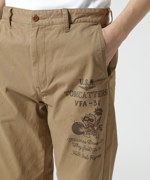 AVIREX（アヴィレックス）の「チノパンツ トムキャッター / CHINOS PANTS TOMCATTER（その他パンツ・メンズ・カーキ/オリーブ系・L/XL/M/2XL）」の19枚目の写真