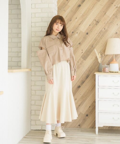 ems excite(エムズエキサイト)の「ピーチマーメイドSK(スカート・レディース・ブラック/イエロー/オレンジ/グリーン/ナチュラル・FREE)」の6枚目の写真